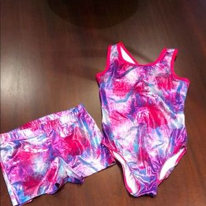 Size small Bodysuit and shorts